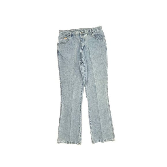 Lee Bootcut Women's size 14 Light Wash Blue Denim Jeans - Picture 1 of 3